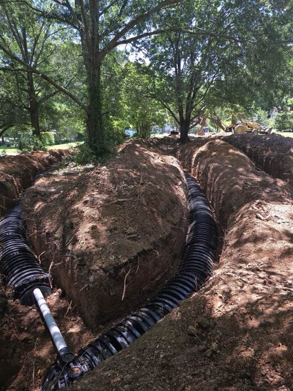 R&R Pumping LLC. septic drain field work